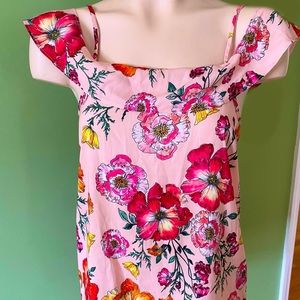 BRAND NEW Silky Floral Off Shoulder Blouse Unworn XS
